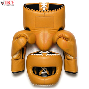 Conjuntos de Equipo de Boxeo de Cuero PU de Color Amarillo Vintage, Hechos a Medida, Ligeros, de Primera Calidad, Nueva Llegada, Precio al por Mayor - Product Image 2