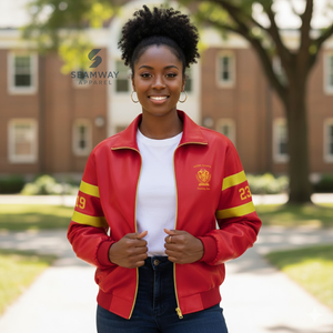 เสื้อแจ็คเก็ตหนัง PU สำหรับขับขี่มอเตอร์ไซค์ NSPDK รุ่น Moto Racer สำหรับผู้หญิง ดีไซน์สีสันตัดกัน เหมาะสำหรับการแข่งรถความเร็วสูง - Product Image 5