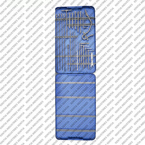 Ensemble d'instruments orthopédiques manuels en acier inoxydable de haute qualité, certifié CE Classe I - Product Image 3