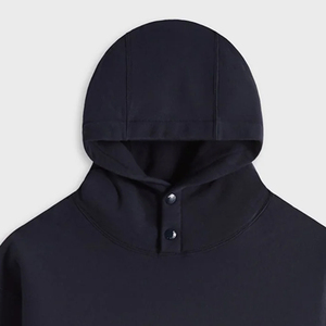 Sweat à capuche décontracté pour homme avec logo personnalisable, manches longues et poignets côtelés, idéal pour les acheteurs en gros - Product Image 2