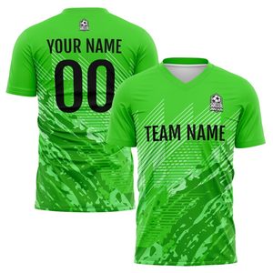 Camiseta de Fútbol Personalizada para Hombre y Mujer, Cuello Redondo, Manga Corta, Impresión Sublimada, Absorbe la Humedad, 100% Poliéster, Nombre del Equipo, Número, Adulto - Product Image 6