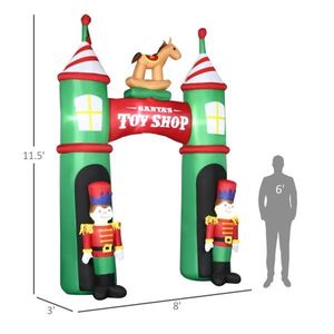 Christmas Inflatable Outdoor Holiday Yard Decorations Festive Christmas Inflatables for Premium Home Decor - Product Image 3