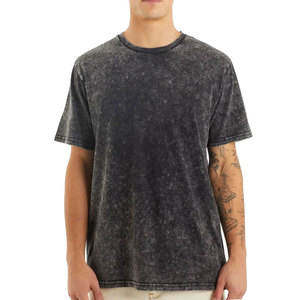 เสื้อยืดลายฟอกสีสไตล์ฤดูร้อน เสื้อยืดลายฟอกสีสั่งทำพิเศษ พร้อมโลโก้ตามสั่ง เสื้อยืดแบรนด์ส่วนตัวสำหรับขาย - Product Image 1