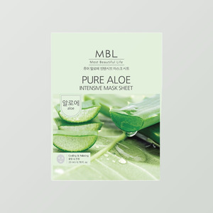 Mascarillas faciales Embiel Pure Aloe Intensive Mask Sheet, 10 unidades - Product Image 1