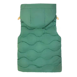 Gilet matelassé imperméable pour femme avec fermeture éclair, 100 % polyester, nouvelle mode, gilets matelassés d'hiver avec étiquette privée - Product Image 4