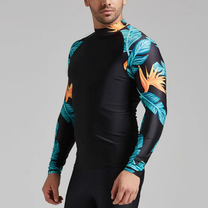 2026 Latest Design Light Weight Men's Rash Guard Factory Made Customized Logo Printing Low MOQ Sports Wear for <b>Boys</b> - Product Image 3