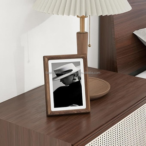 Hot Selling U-Shape Vertical Frame 12.7*17.8cm Solid Beech Wood Photo Frame with Acrylic Picture Base - Product Image 1