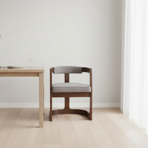Silla de Comedor Moderna y Contemporánea Phillips de Madera Maciza, Tapicería Súper Cómoda, Paquete de Seguridad para Uso en el Hogar, Hotel o Apartamento - Product Image 1