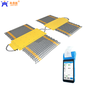 Hochwertige drahtlose tragbare LKW-Waage für den Außenbereich 40-t-LKW-Achswaage - Product Image 1