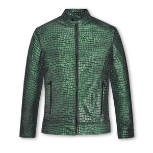 Chaqueta de Cuero Genuino de Lujo para Hombre, Chaqueta de Cuero Suave, Cómoda y Cálida para Invierno, Prenda Exterior de Diseño para Hombres Modernos - Product Image 1