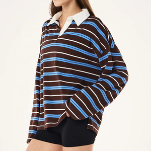 Wholesale <b>Women</b> <b>Polo</b> Shirts Casual Streetwear Breathable Quick Dry Cotton Polyester High Quality New Fashion Apparel - Product Image 3