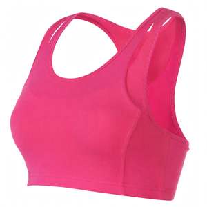 Haut court de sport pour femme, respirant, séchage rapide, extensible dans quatre directions, léger, maintien élevé, design sans coutures, devant - Product Image 3