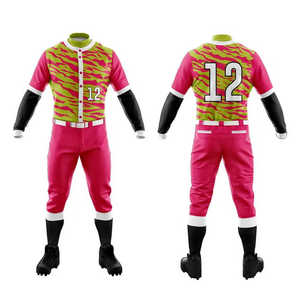 Uniformes de Béisbol/Sóftbol Talla Grande 2026, Conjuntos Personalizados con Nombre y Número del Jugador, 100% Poliéster, Secado Rápido, Unisex, Servicio OEM - Product Image 4
