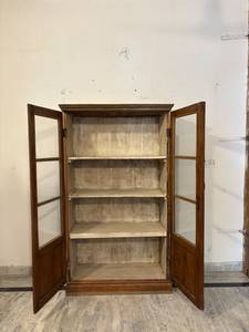 Mueble Almirah Moderno de Madera Maciza Estilo Antiguo Personalizado para Hogar, Comedor, Apartamento, Hospital - Incluye Vidrio - para Uso en Dormitorio y Sala de Estar - Product Image 3
