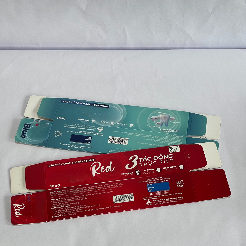 Recyclable Offset Paper Folders Packaging with Four-Color Printing and Die Cuts for Candy and Tea Brands