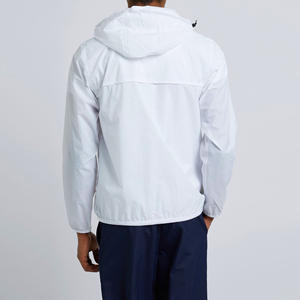 Chaqueta Cortavientos OEM para Hombre, Impermeable, con Capucha, Estilo Deportivo, Talla Personalizada, Fabricantes de Ropa al por Mayor - Product Image 3