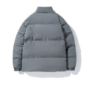 Bulk Custom Logo Mens Stand Collar Short Puffer <b>Jacket</b> Winter <b>Warm</b> Lightweight Quilted Insulated Fashion Bubble <b>Jacket</b> - Product Image 2