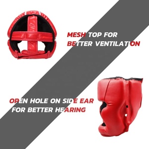 Best Selling Ultimate Boxing Headgear PU Manufacture Face Protection for MMA Kickboxing Sparring Superior Head Guard - Product Image 3