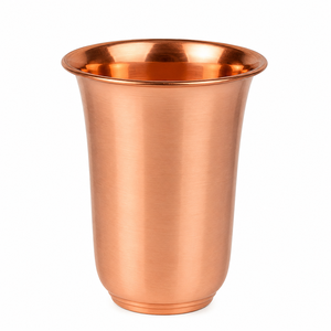 Premium Offre Spéciale 16 Oz Moscow Mule 100% Tasse en cuivre pur testé sans danger pour les aliments pour boire et fournitures de fête de mariage Tasse en cuivre fantaisie - Product Image 1