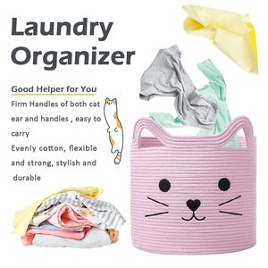 Woven Jute Laundry Basket <b>Hamper</b> for Dirty Clothes Multipurpose <b>Storage</b> Basket for Blankets Toys Nursery Organization - Product Image 4