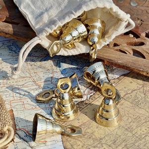 Campanas Pequeñas de Latón Hechas a Mano, Estilo Vintage, Campanas Decorativas, Campanas de Viento Vintage, Decoración para el Hogar, Bodas, Árbol de Navidad - Product Image 3