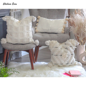 Kilim Vỏ Gối 24X24 Đệm Sàn Boho Có Khóa Kéo Vỏ Gối Phong Cách Bohemian Sản Xuất Tại Ấn Độ - Product Image 6