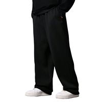 Pantalon de jogging décontracté pour homme, chaud et long, coupe ample, en molleton tricoté thermique imperméable, avec doublure et poches, idéal pour l'hiver et le travail