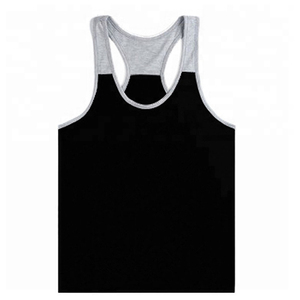 Gym Stringer <b>Singlet</b> With Customized Brand Logo Y-Back Bodybuilding Tank Top <b>Men</b> Cross Workout Top Shirt - Product Image 6