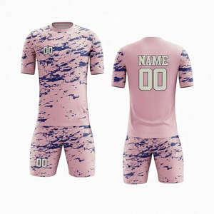 Ensemble d'uniformes de football abordables : Maillot, short et chaussettes pour hommes et jeunes – Kit d'équipe de base – Prix de gros - Product Image 1