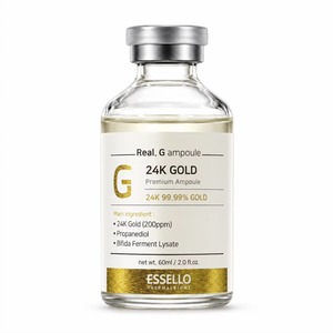 Ampoule à l'essence d'or 60 ml, Bifida Ferment, soin boostant l'éclat de la peau, soin vitalisant de la peau, sérum doré éclaircissant, traitement pour peau terne - Product Image 1