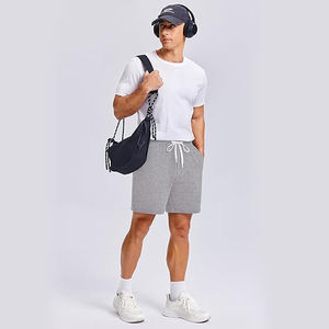 Pantalones Cortos Deportivos Casuales para Hombre, 100% Algodón, Ultra Suaves, con Bolsillos con Cordón - Product Image 4