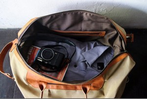 Custom OEM <b>Canvas</b> Leather Travel Duffel Bag Heavy Duty Vintage Weekend Overnight Carry On <b>Holdall</b> Bag LCDB-0015 - Product Image 5