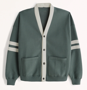 Primary School <b>Cardigan</b> V-neck 100%acrylic <b>Long</b> Sleeve Classical <b>Cardigan</b> School Uniform Design Knitting School <b>Cardigan</b> - Product Image 1