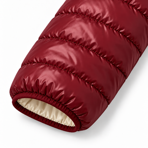 Custom Lightweight Bomber <b>Jacket</b> Stand Reflective Gloss Finish Autumn Outerwear Quilted Shell Warm Lining Side Pockets Front OEM - Product Image 5