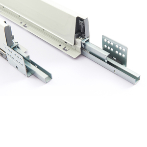 H135 Mỏng Bằng Gỗ Khu Dân Cư Nhà Bếp Bàn Ăn Mềm Đóng Cửa Kim Loại Ngăn Kéo Hệ Thống Giấu Undermount Thép Ngăn Kéo Phòng Tắm - Product Image 6