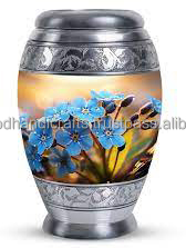 Urnes funéraires décoratives en laiton pour cendres adultes Urnes faites à la main pour urnes décoratives pour hommes et femmes Urnes funéraires - Product Image 6