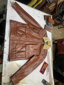 Winter Leather Jackets Pure Leather Jacket Men 100% <b>Genuine</b> Leather Puffer Collar Waterproof & Breathable All Sizes - Product Image 2