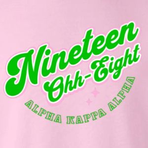 เสื้อสเวตเชิ้ตคอกลมพิมพ์ลาย Pink Nineteen Oh Eight แขนยาว ปลายแขนจั๊มพ์ ผ้าฟลีซลำลองสำหรับผู้หญิง แฟชั่นสตรีท - Product Image 6