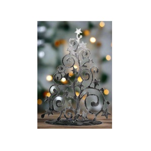 Peculiar y moderno árbol de Navidad de metal y aluminio para decoración del hogar, ecológico y a bajo precio. - Product Image 3