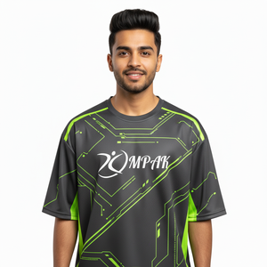 Camiseta Urbana Casual Oversize con Sublimación para Hombre, Ropa de Moda Streetwear - Product Image 1