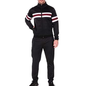 Men's Black Breathable Lightweight Zip-Up Tracksuit Set Neon Yellow Trim Regular Fit Sporty Jogger <b>Pants</b> Polyester Woven Autumn - Product Image 4