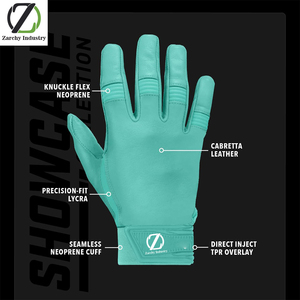 ถุงมือตีเบสบอลสำหรับผู้ใหญ่ - ถุงมือหนังคาเบรตต้าคุณภาพสูง ทนทาน - Product Image 5