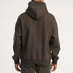 Sudadera con capucha gruesa y extragrande para hombre, personalizada con estampado deportivo, con cremallera completa, forro polar de piel, de alta calidad, ecológica y cortavientos. - Product Image 3