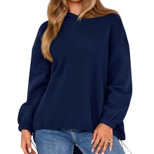 Sweat à capuche pour femme à épaules tombantes, personnalisé, style streetwear décontracté, coupe ample, vêtement de mode quotidien - Product Image 5