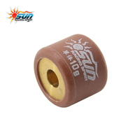Nouvel ensemble de 6 poids de poulie CVT SUN Racing MIO100 15x12-10G en laiton de Taïwan, haute performance, pour scooter Yamaha