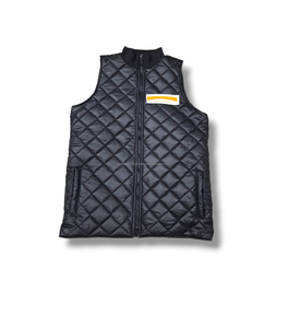 Chaleco de burbujas de poliéster acolchado para hombre de alta calidad, chaqueta con cierre de cremallera, cómodo cuello acanalado acolchado de algodón, ropa exterior de invierno - Product Image 1