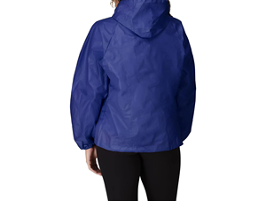 High quality Women's Waterproof Polyester Rain <b>Jacket</b> Full Sleeve All Seasons Blue Hooded <b>motorcycle</b> rain suit Outerwear - Product Image 3