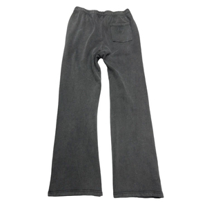 Pantalon large gris pour homme, taille élastique, décontracté, en velours côtelé tricoté mi-lourd, style automne, poches latérales, respirant - Product Image 2