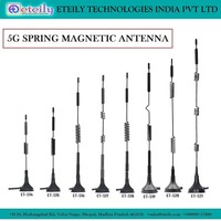 Antenne magnétique ETEILY GSM 3dBi avec câble RG174 + connecteur SMA mâle St. fabriqué en Inde