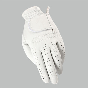 Gants de golf en cuir véritable sur mesure OEM, gants de golf en cuir Cabretta de qualité supérieure à doigts complets, accessoires de golf à marque privée - Product Image 1